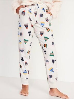 Old Navy Girls Microfleece Pajama Pants (Size: M)